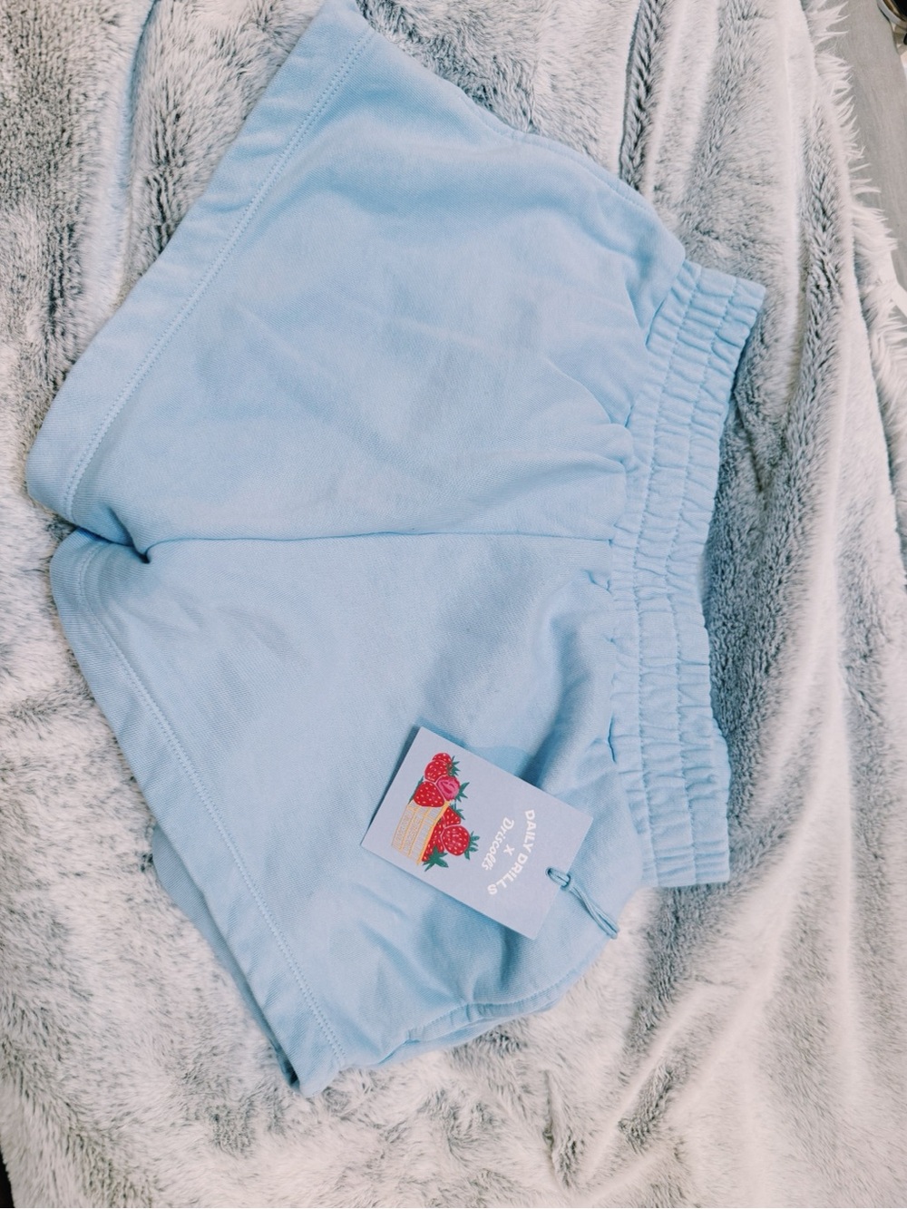 Daily Drills Light Blue mist shorts sold out XSMALL never worn !
